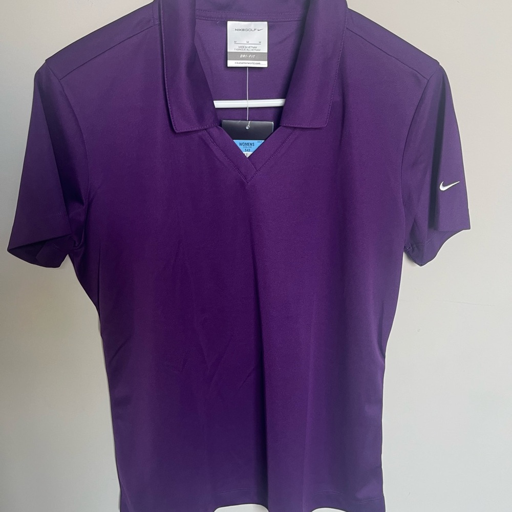 Nike Purple Golf Polo NWT